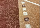 Тъкан персийски килим Blue stones d401_brown